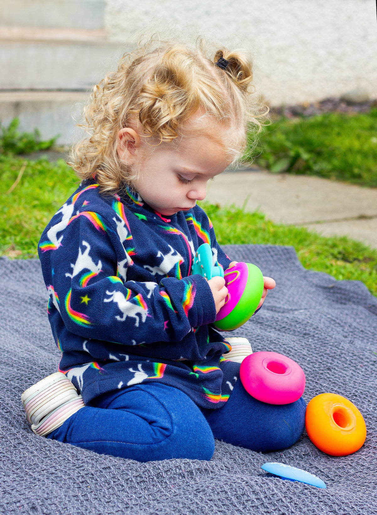 Scrunchems Donut Groovy Squishy Fidget Toy