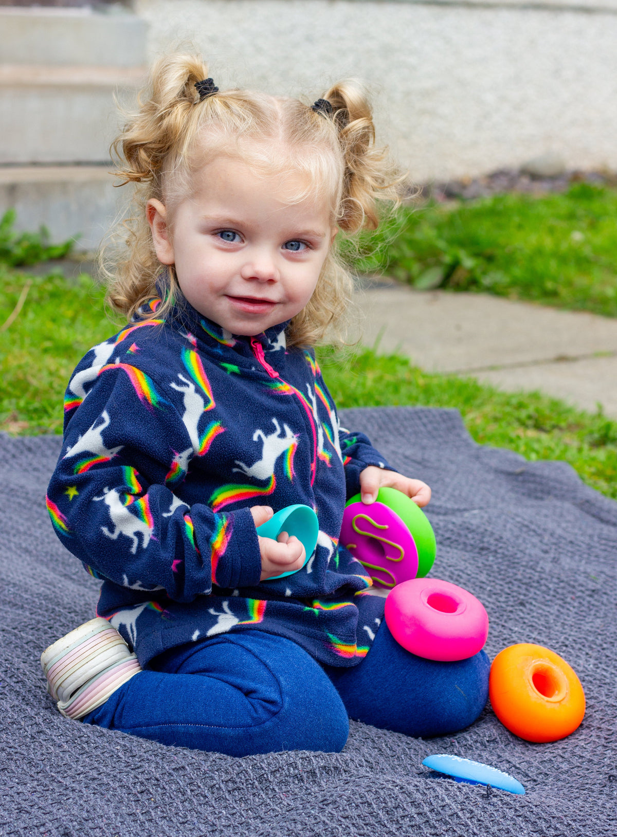 Scrunchems Donut Groovy Squishy Fidget Toy