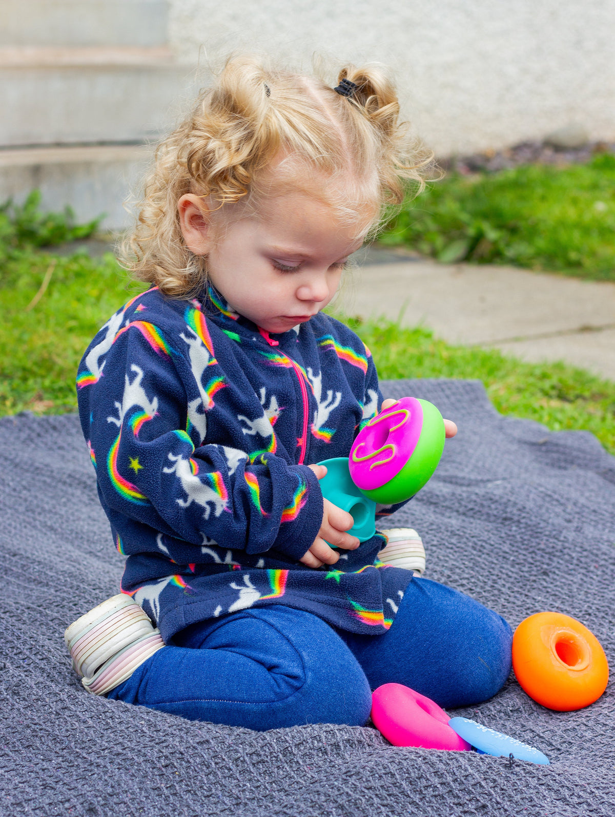 Scrunchems Donut Groovy Squishy Fidget Toy