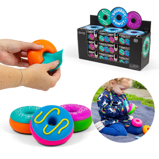 Scrunchems Donut Groovy Squishy Fidget Toy