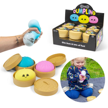 Scrunchems Dumpling Groovy Squishy Fidget Toy