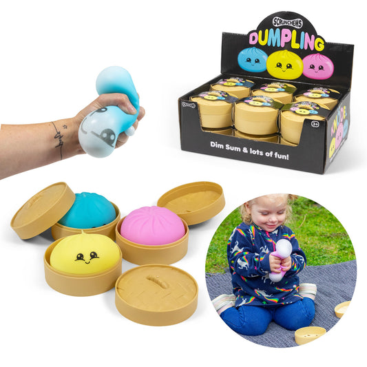 Scrunchems Dumpling Groovy Squishy Fidget Toy