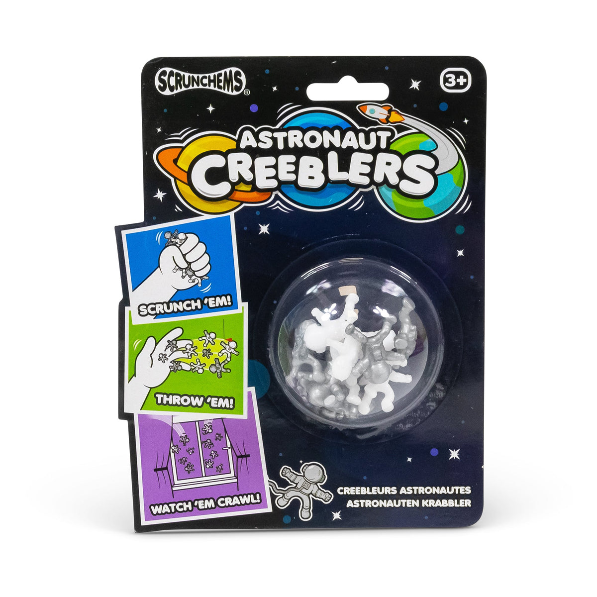 Scrunchems Astronaut Creeblers Squishy Fidget Toy