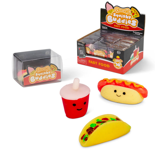 Scrunchems Fast Food Squishy Buddies Fidget Toy