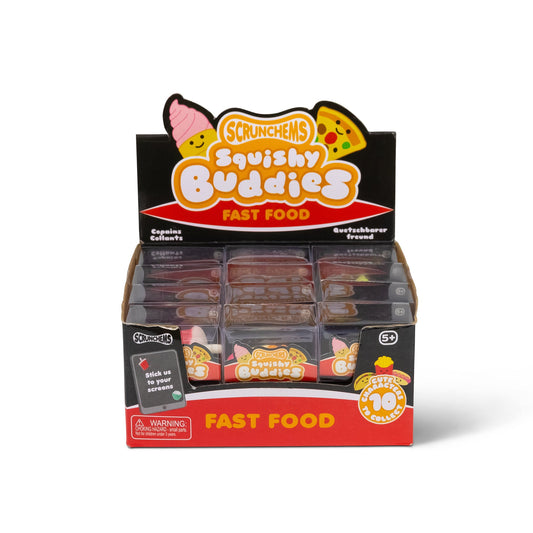 Scrunchems Fast Food Squishy Buddies Fidget Toy