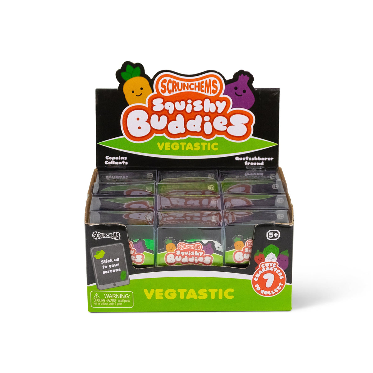 Scrunchems Vegtastic Vegetable Squishy Buddies Fidget Toy