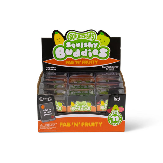 Scrunchems Fab N Fruity Squishy Buddies Fidget Toy