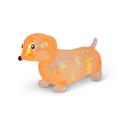 Scrunchems Sugar Sausage Dog Groovy Squishy Fidget Toy