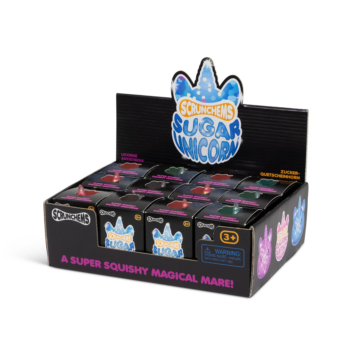 Scrunchems Sugar Unicorn Groovy Squishy Fidget Toy