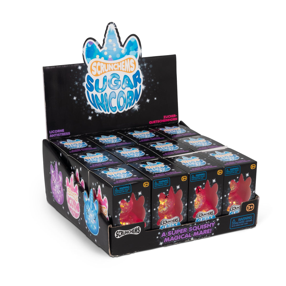 Scrunchems Sugar Unicorn Groovy Squishy Fidget Toy