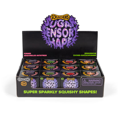 Scrunchems Sensory Sugar Shapes Groovy Squishy Fidget Toy
