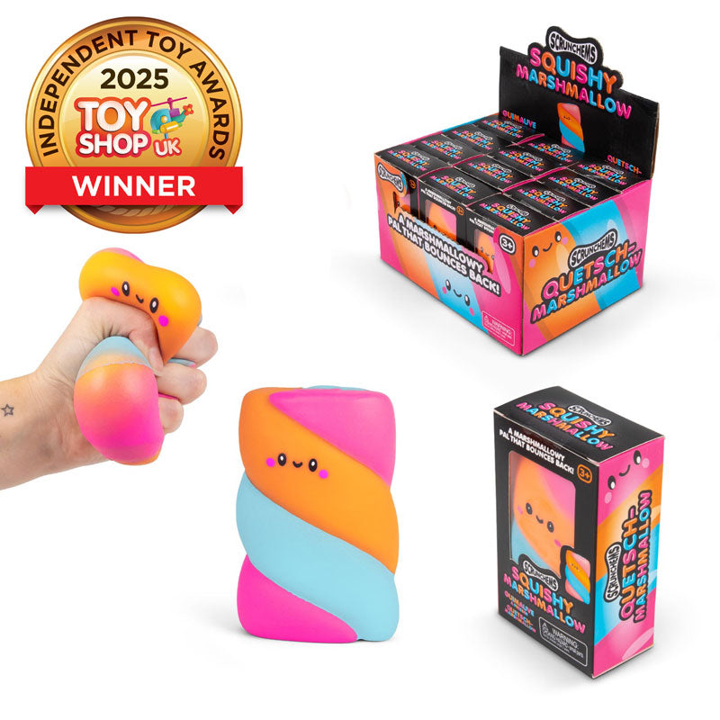 Scrunchems Marshmallow Flump Groovy Squishy Fidget Toy