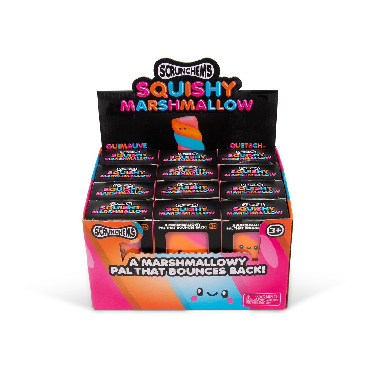Scrunchems Marshmallow Flump Groovy Squishy Fidget Toy