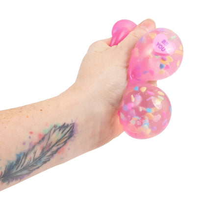 Scrunchems Kind Heart Bear Groovy Squishy Fidget Toy