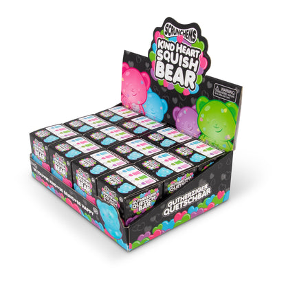 Scrunchems Kind Heart Bear Groovy Squishy Fidget Toy