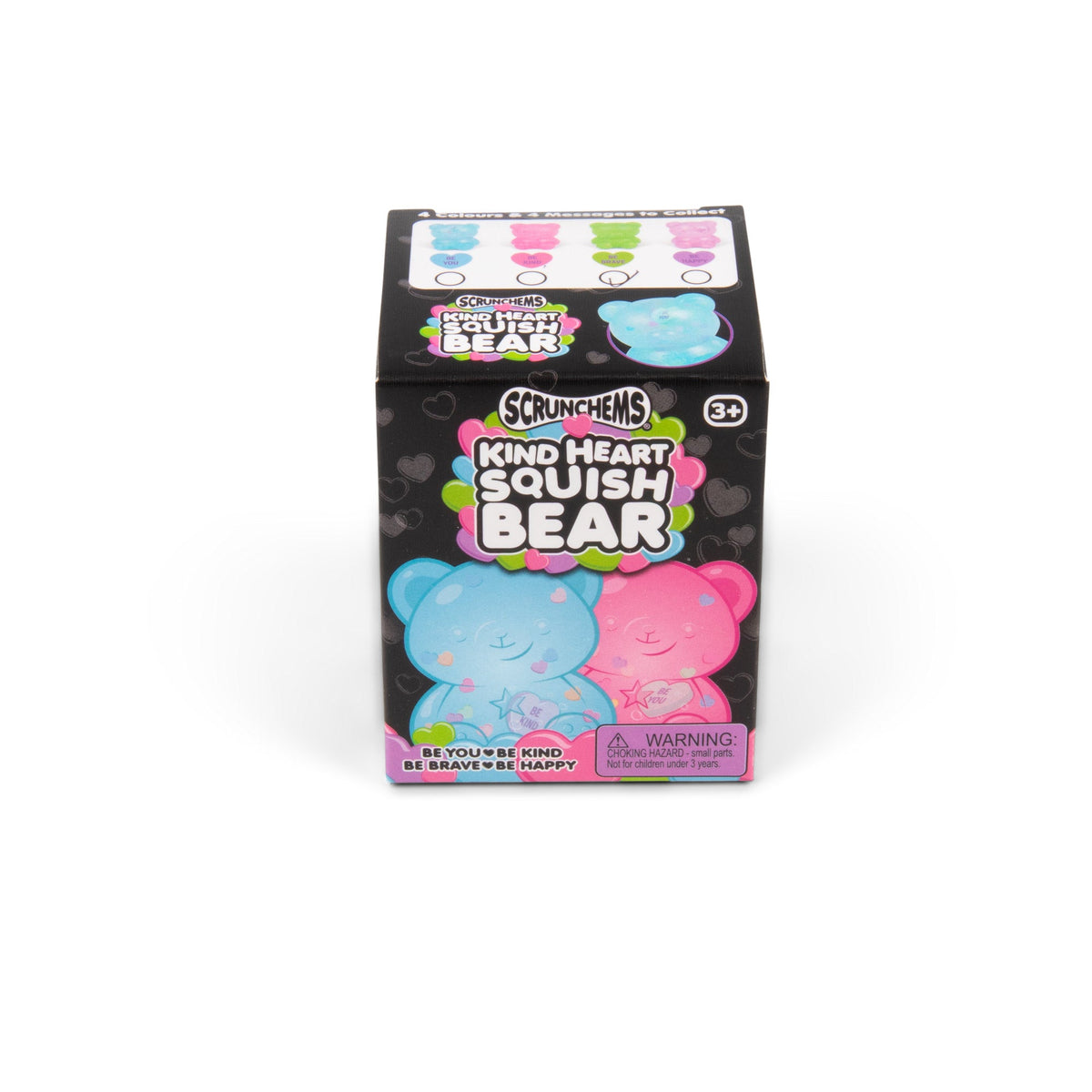 Scrunchems Kind Heart Bear Groovy Squishy Fidget Toy