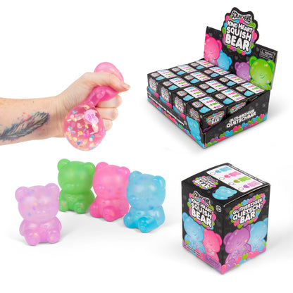 Scrunchems Kind Heart Bear Groovy Squishy Fidget Toy