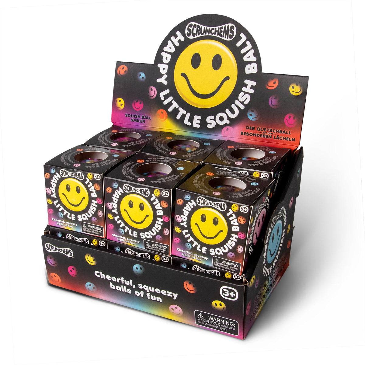 Scrunchems the Happy Little Groovy Squishy Fidget Toy Ball