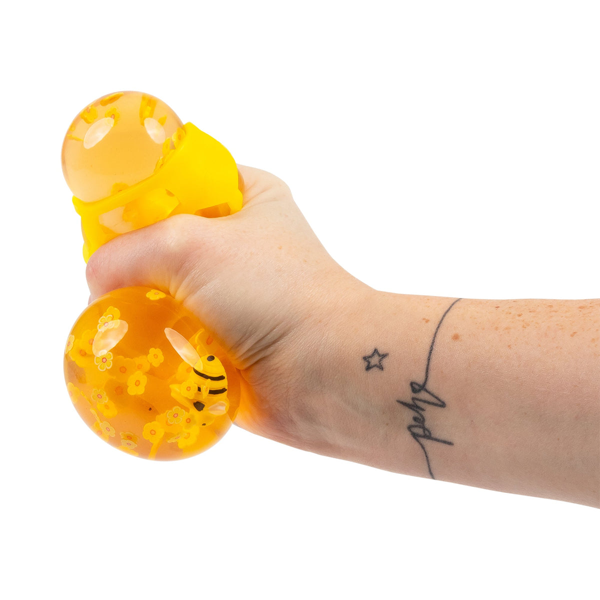 Scrunchems Honeybee Fusion Squish Ball Groovy Squishy Fidget Toy