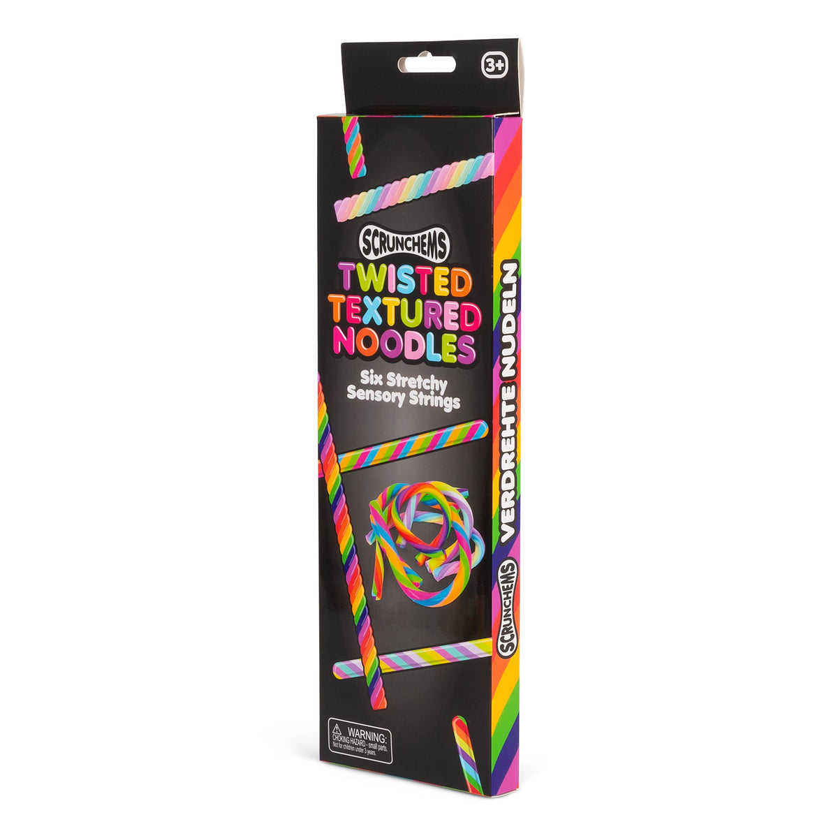 Scrunchems Twisted Textured Noodles Sensory Fidget Toy 6 Pack