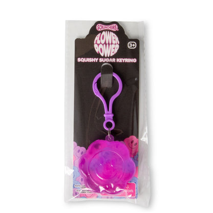 Scrunchems Flower Power Sugar Groovy Squishy Keychain Toy