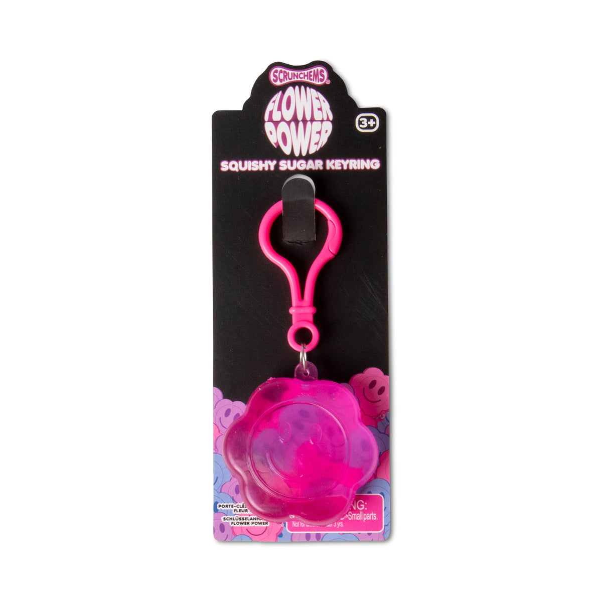 Scrunchems Flower Power Sugar Groovy Squishy Keychain Toy