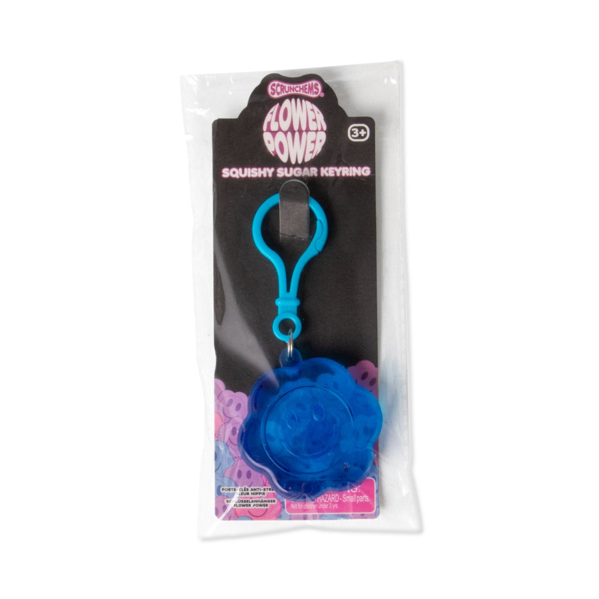 Scrunchems Flower Power Sugar Groovy Squishy Keychain Toy