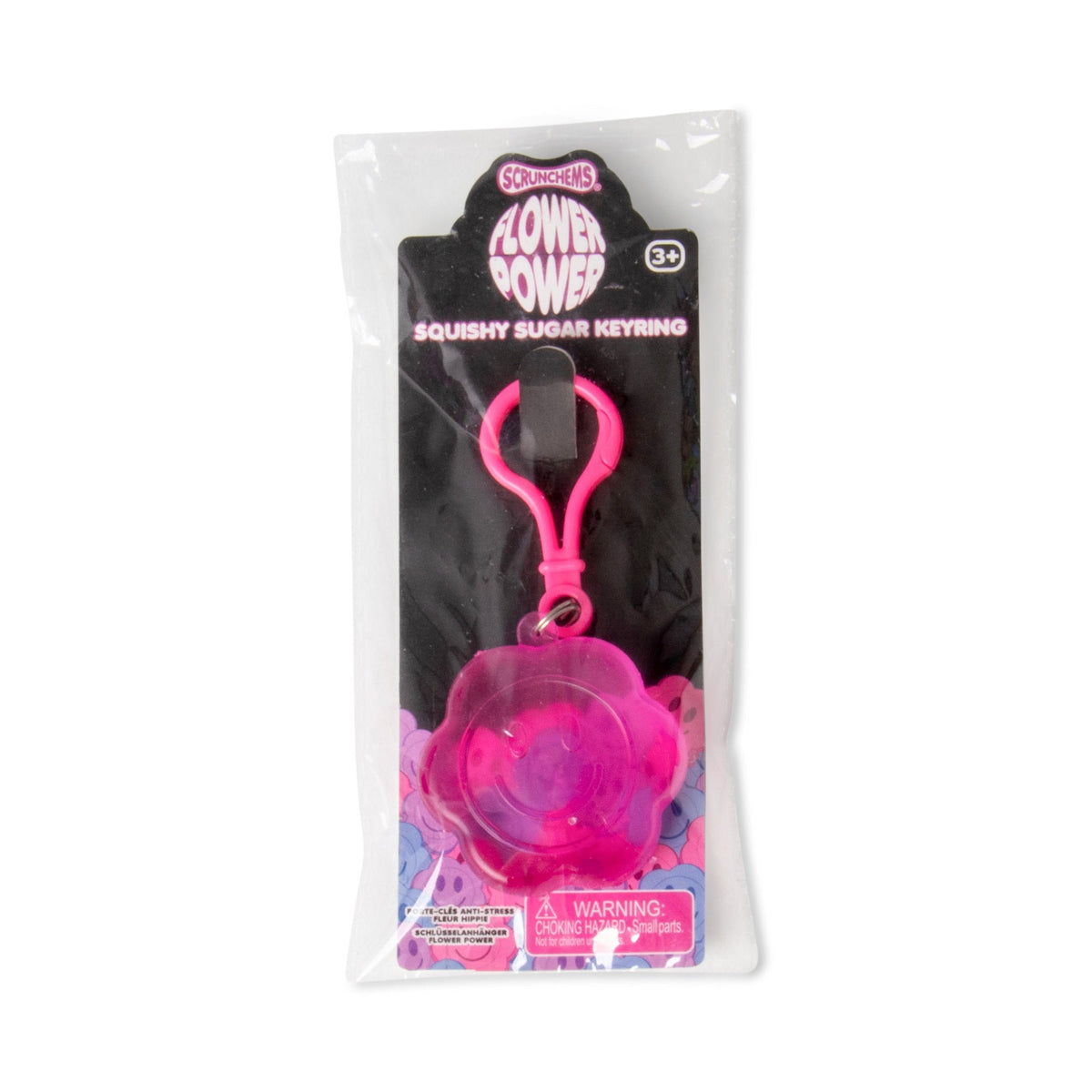 Scrunchems Flower Power Sugar Groovy Squishy Keychain Toy