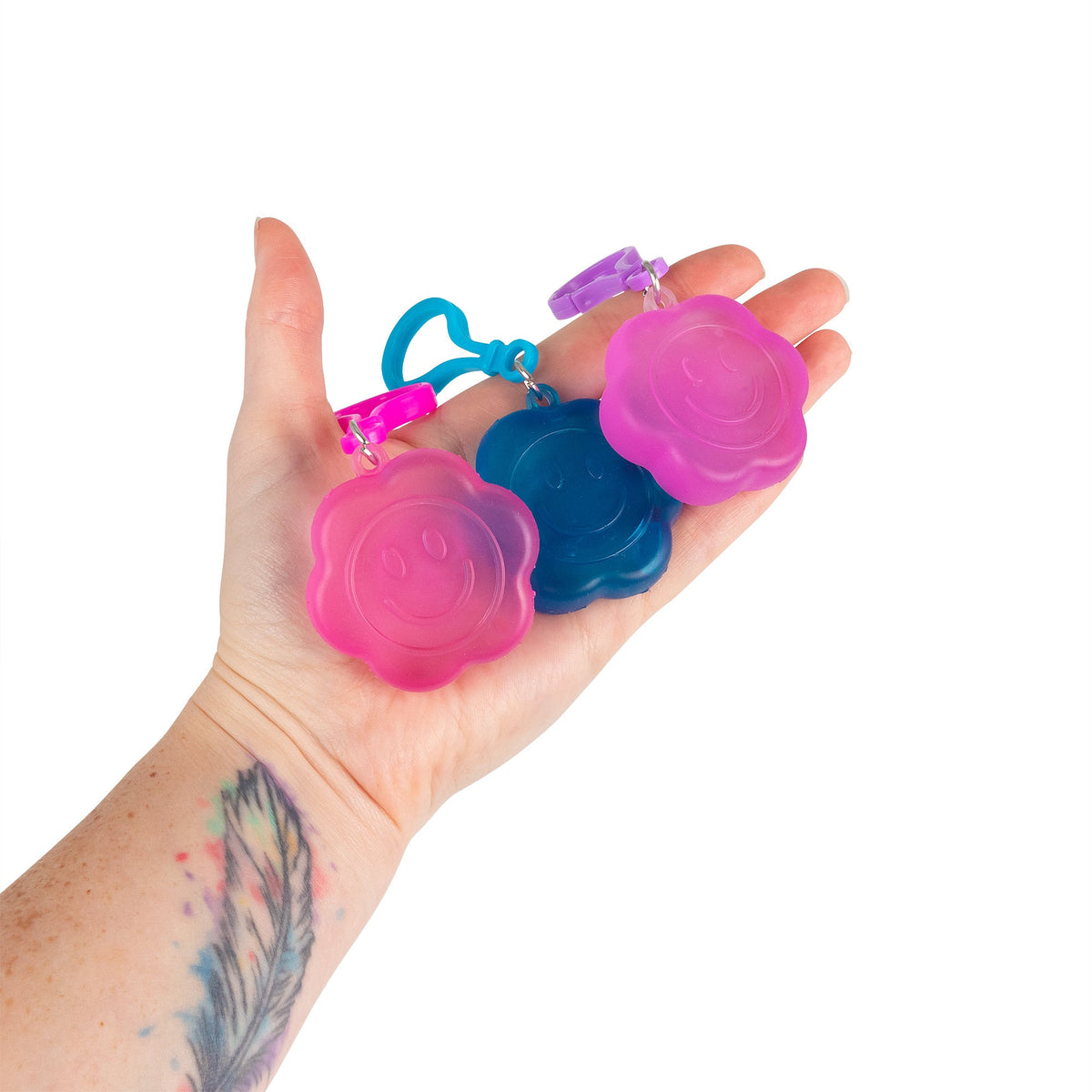Scrunchems Flower Power Sugar Groovy Squishy Keychain Toy