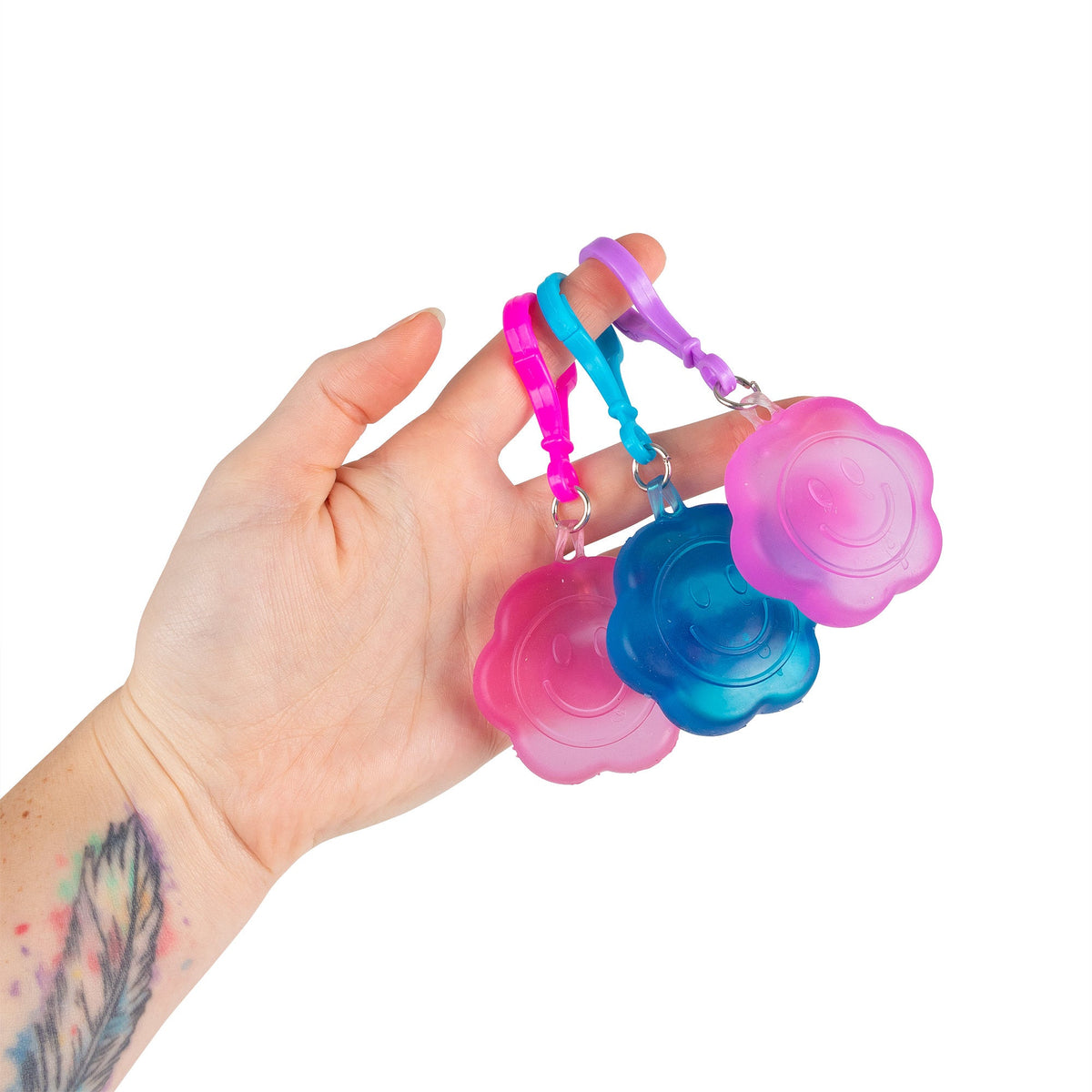 Scrunchems Flower Power Sugar Groovy Squishy Keychain Toy