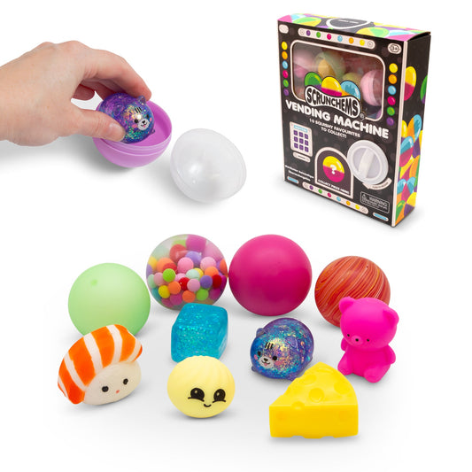 Scrunchems Vending Machine Squishy Fidget Toy 10 Pack