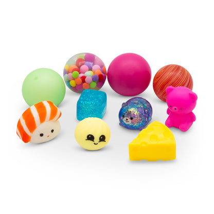 Scrunchems Vending Machine Squishy Fidget Toy 10 Pack