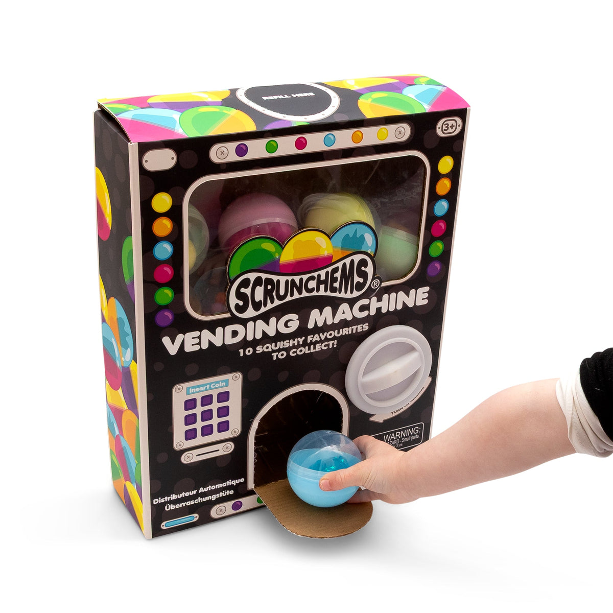 Scrunchems Vending Machine Squishy Fidget Toy 10 Pack