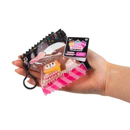 Scrunchems Cupcake Mochi Groovy Squishy Fidget Toy Keyring