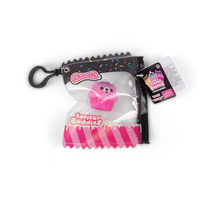 Scrunchems Cupcake Mochi Groovy Squishy Fidget Toy Keyring