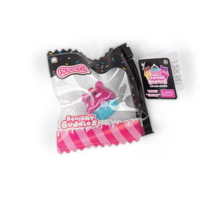 Scrunchems Cupcake Mochi Groovy Squishy Fidget Toy Keyring