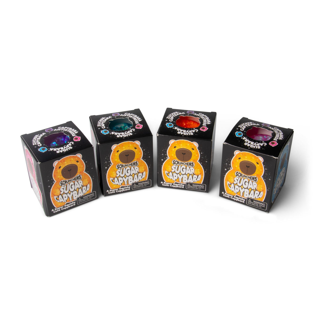 Scrunchems Sugar Capybara Groovy Squishy Fidget Toy