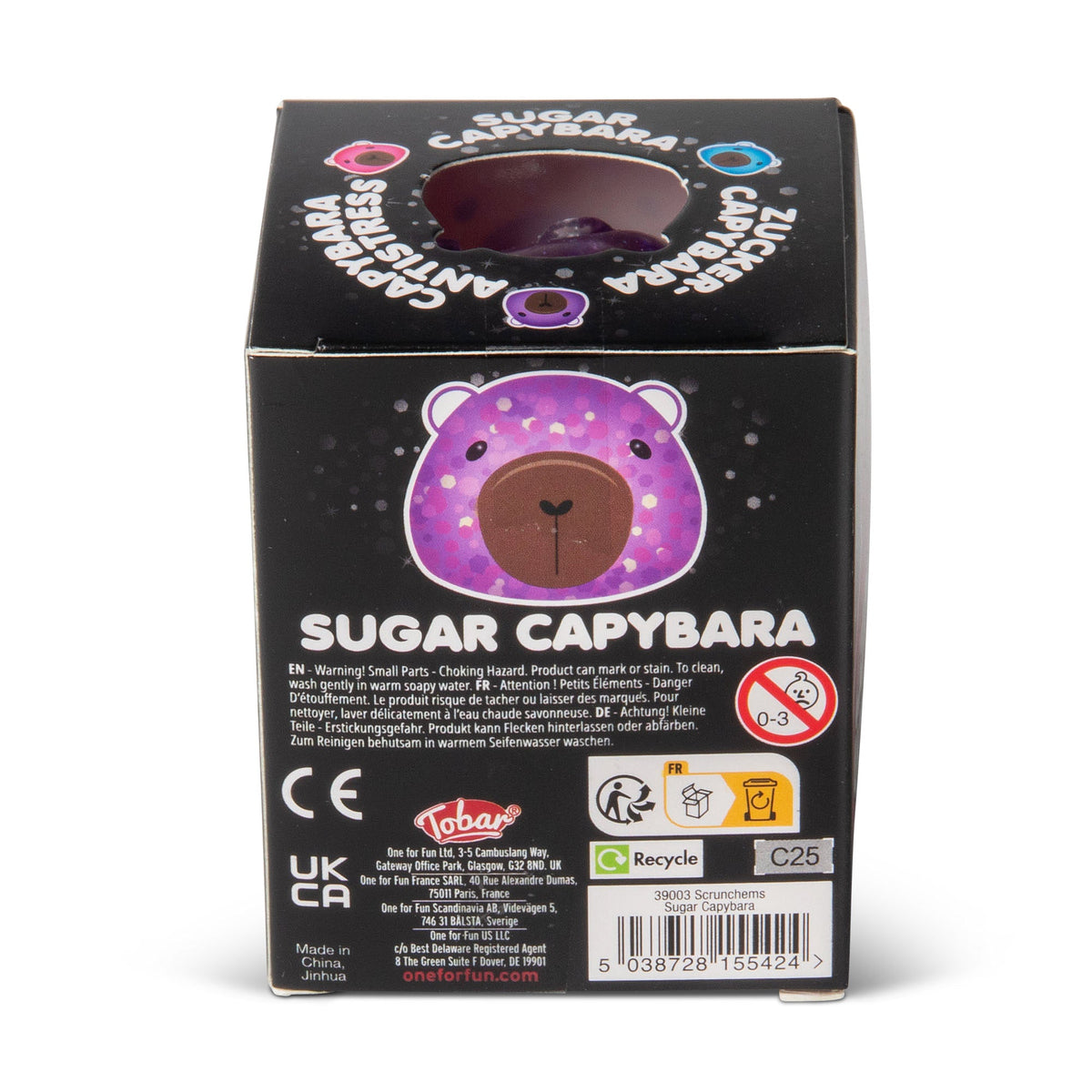 Scrunchems Sugar Capybara Groovy Squishy Fidget Toy