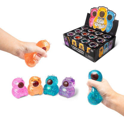 Scrunchems Sugar Capybara Groovy Squishy Fidget Toy