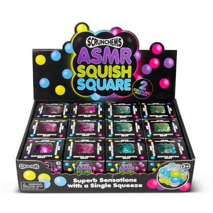 Scrunchems ASMR Squish Square Groovy Squishy Fidget Toy