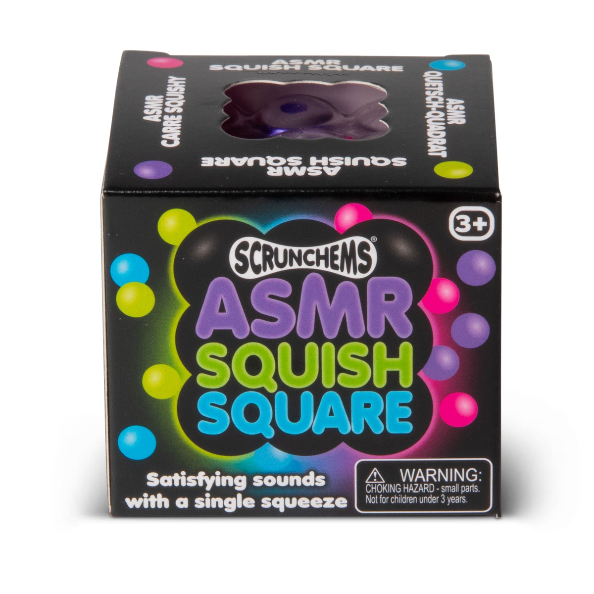 Scrunchems ASMR Squish Square Groovy Squishy Fidget Toy