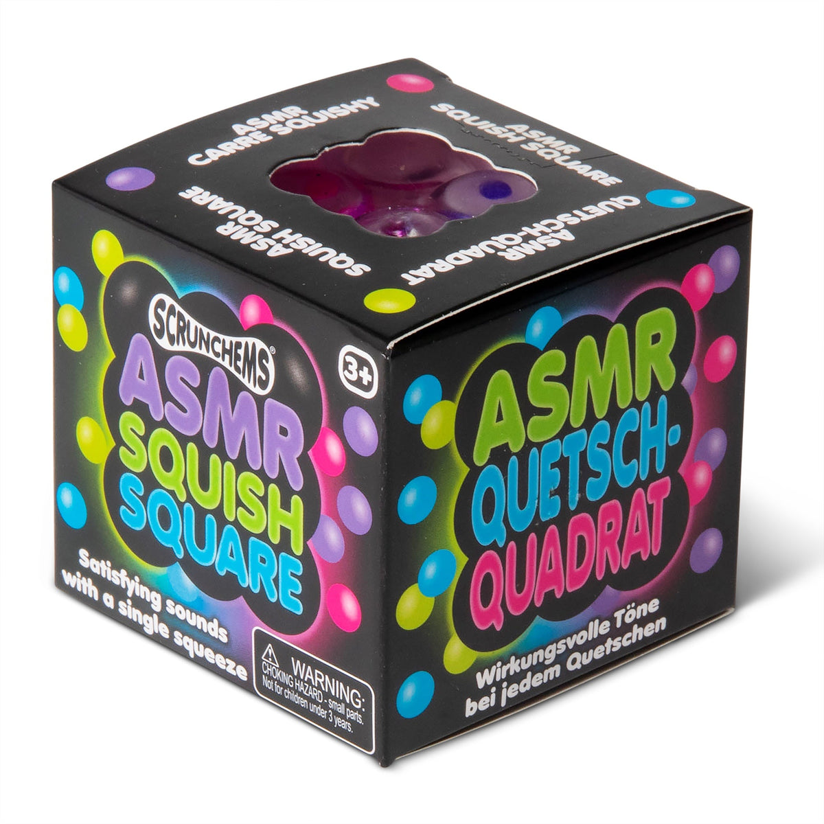 Scrunchems ASMR Squish Square Groovy Squishy Fidget Toy