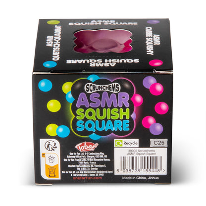 Scrunchems ASMR Squish Square Groovy Squishy Fidget Toy
