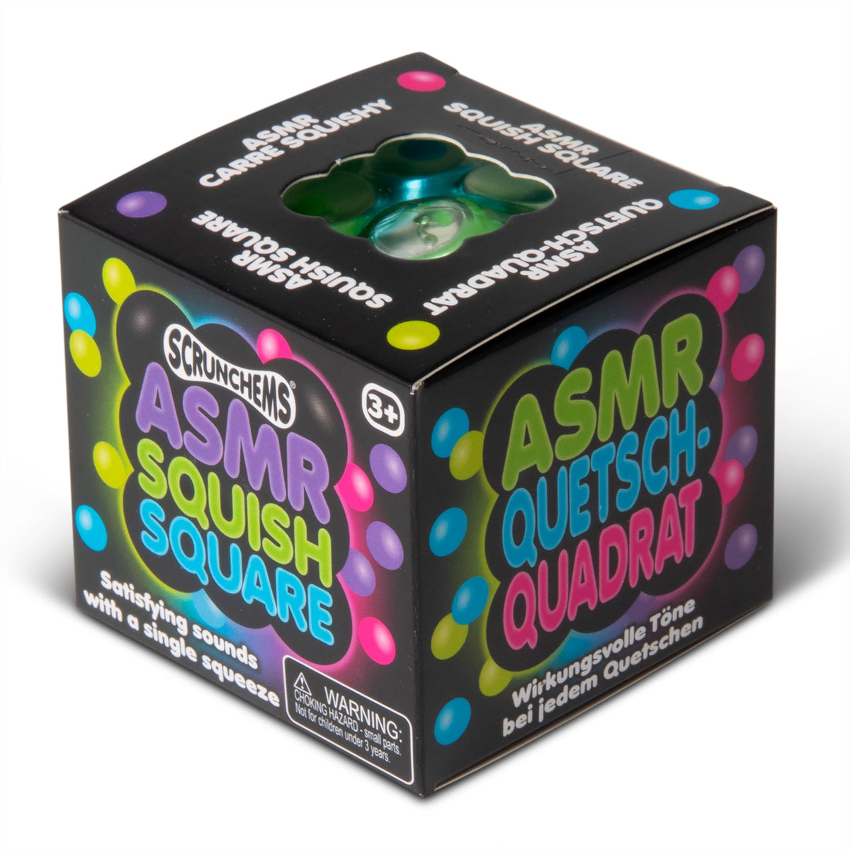 Scrunchems ASMR Squish Square Groovy Squishy Fidget Toy