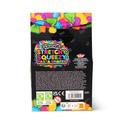 Scrunchems Stretchy Squeezy Pasta Shapes Groovy Squishy Fidget Toy