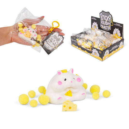 Scrunchems Sticky Hamster Groovy Squishy Fidget Toy