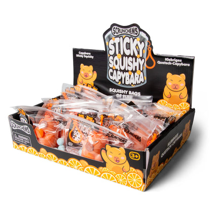 Scrunchems Sticky Squishy Capybara Fidget Toy