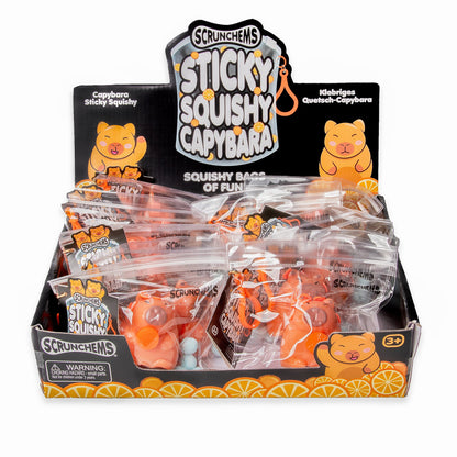 Scrunchems Sticky Squishy Capybara Fidget Toy