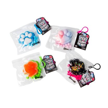 Scrunchems Paw Prints Sticky Squishy Fidget Toy