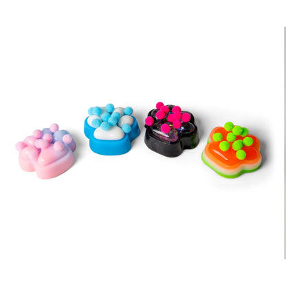 Scrunchems Paw Prints Sticky Squishy Fidget Toy